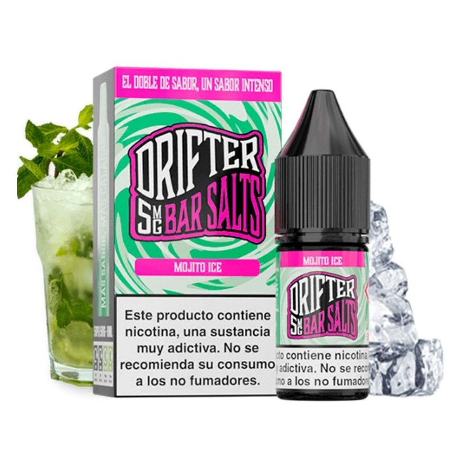 5056325636665 Drifter Juice Sauz Drifter Bar Salts Mojito Ice 10Ml 10Mg - Imagen 1
