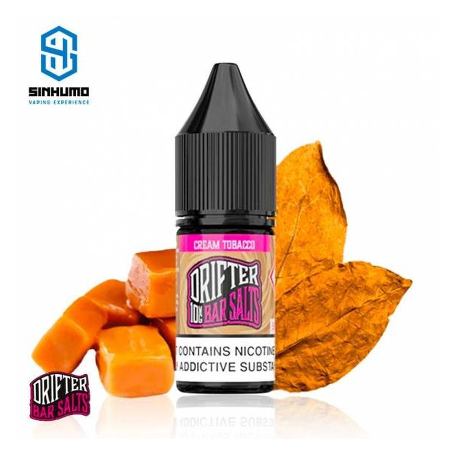 5056325638287 Drifter Cream Tobacco 10Ml By Juice Sauz Drifter Bar Salts - Imagen 1