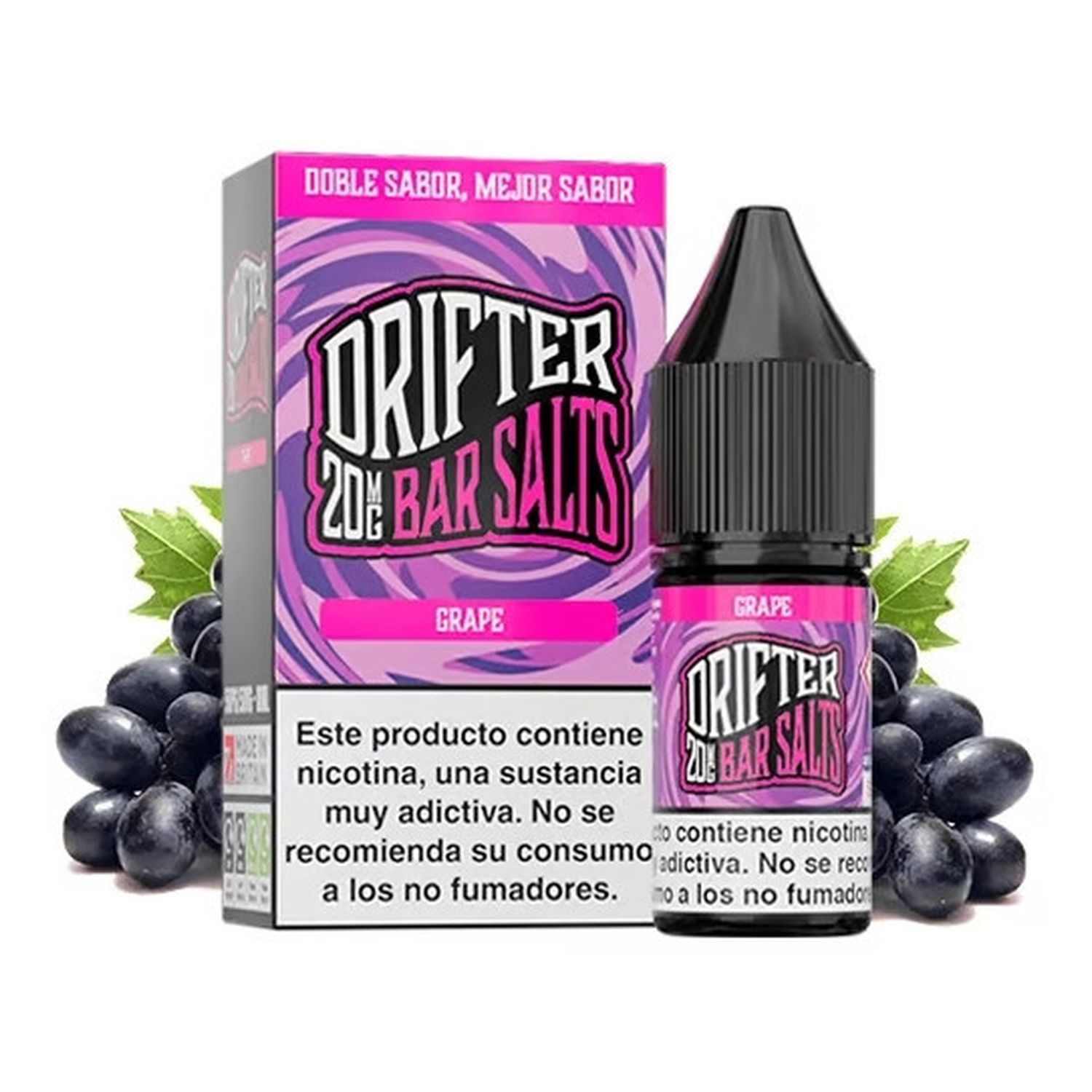 5056325646459 Drifter Juice Sauz Drifter Bar Grape 10Ml 10Mg - Imagen 1
