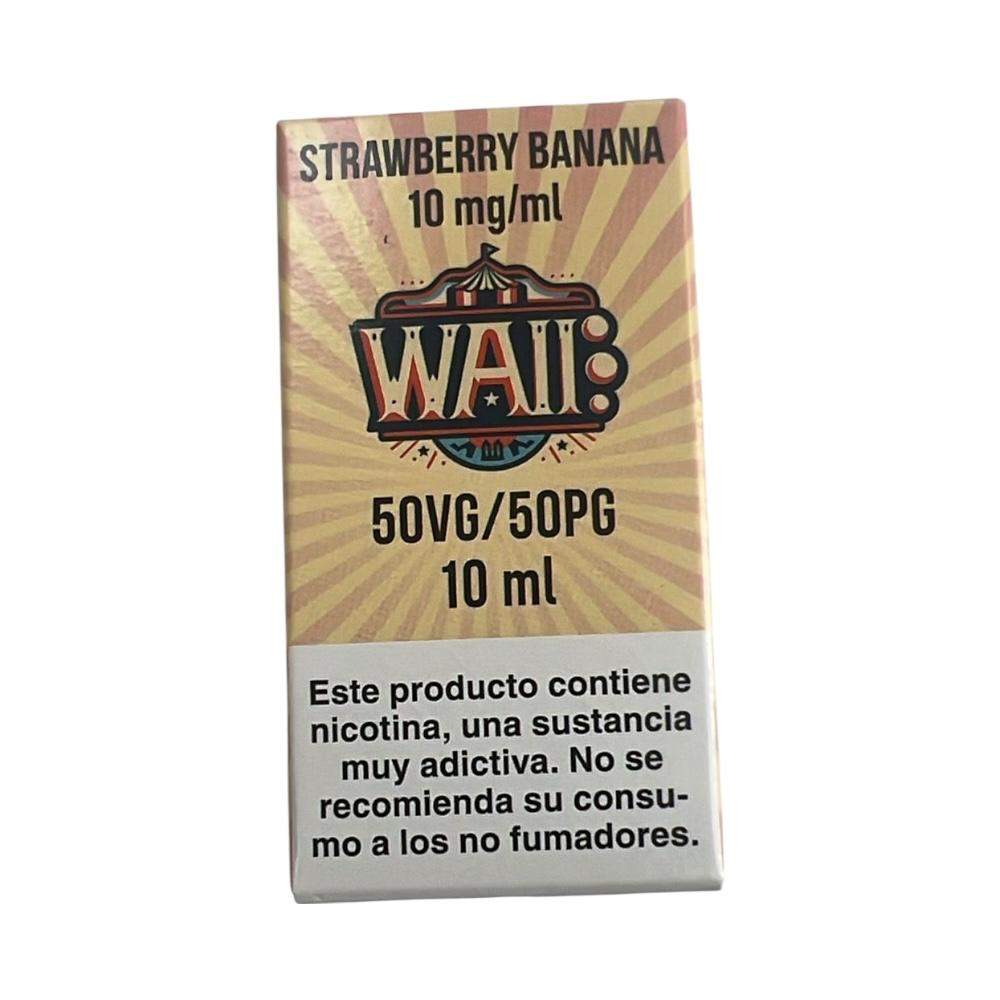 5902811634366 Waii Strawberry Banana 50vg/50pg 10mg/ml - Imagen 1