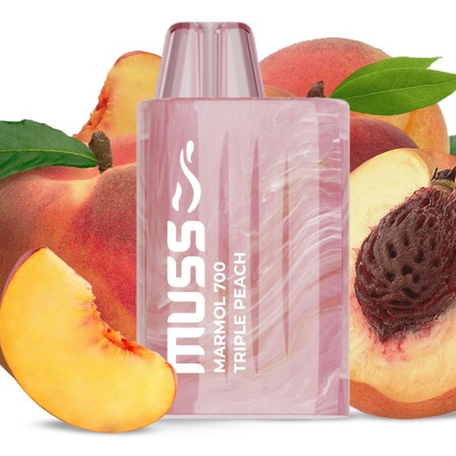 642613685405 Muss Vaper Desechable Muss Marmol 700 Triple Peach (Melocoton) - Imagen 1