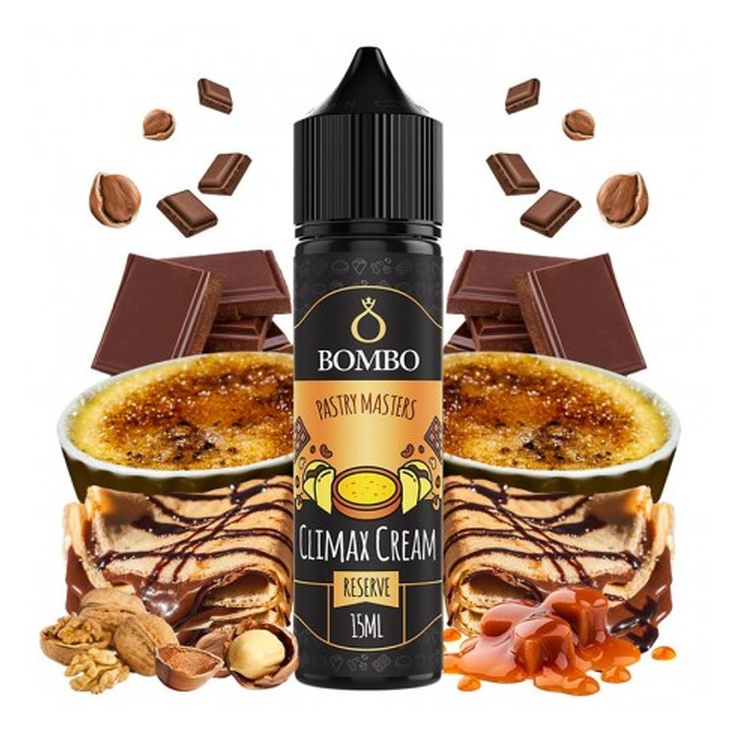 684646010984 Bombo Climax Cream 15Ml/60 (Longfill) - Pastry Masters By Bombo - Imagen 1