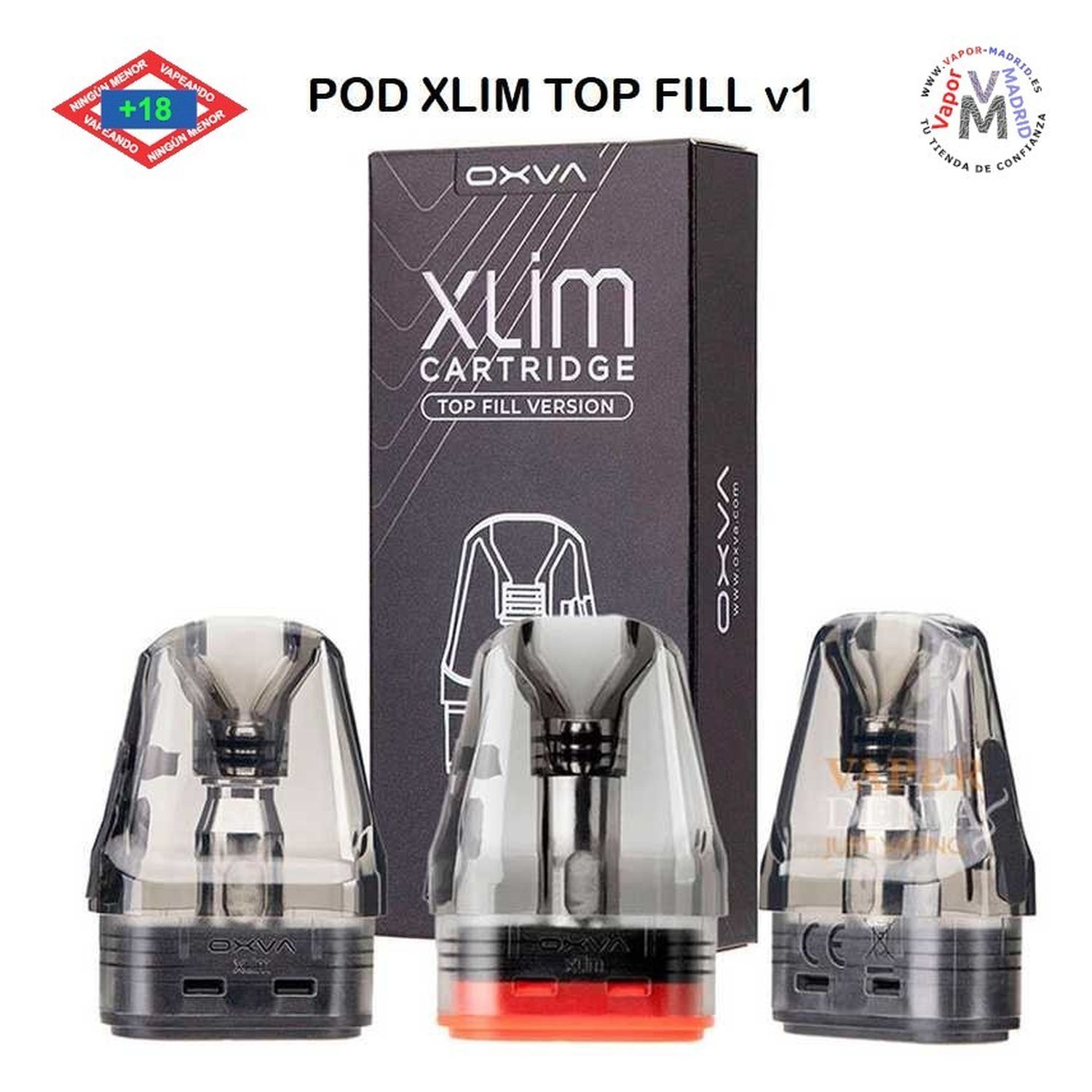 6941770022073 Oxva Pod Xlim Top Fill V1 De 2Ml - Oxva - Imagen 1