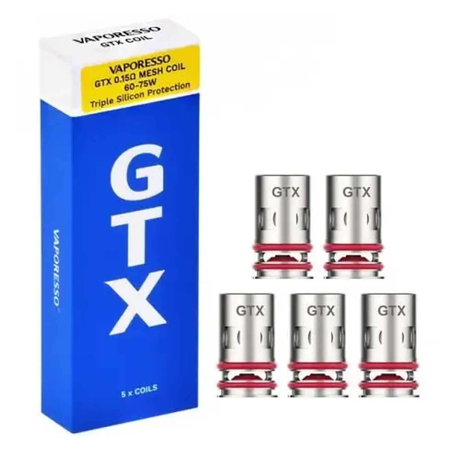 6943498691296 Vaporesso Resistencias Gtx Pack 5Uds | Vaporesso - Imagen 1