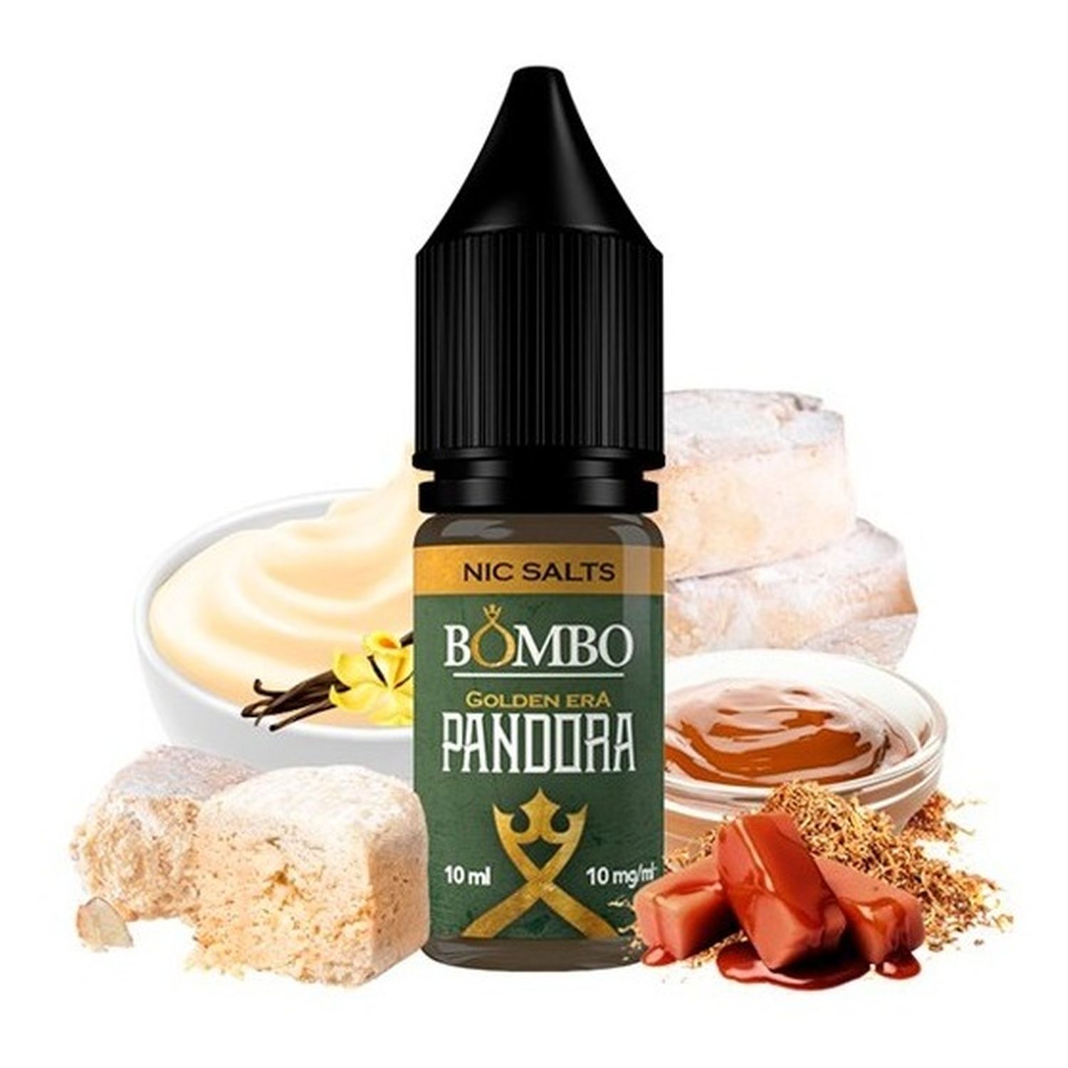 700512948486 Bombo Pandora 10Ml Golden Era Nic Salt - Bombo - Imagen 1