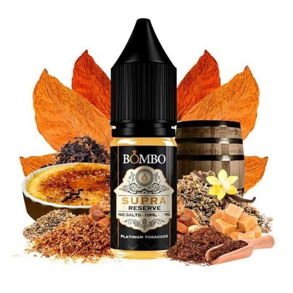 Bombo Supra Reserve 10Ml Nic Salts - Platinum Tobaccos By Bombo