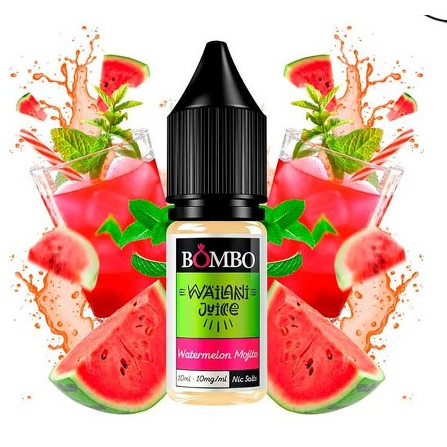 700512951653 Bombo Wailani Juice Watermelon Mojito 10Ml - Bombo Wailani Juice Nic Salts - Imagen 1