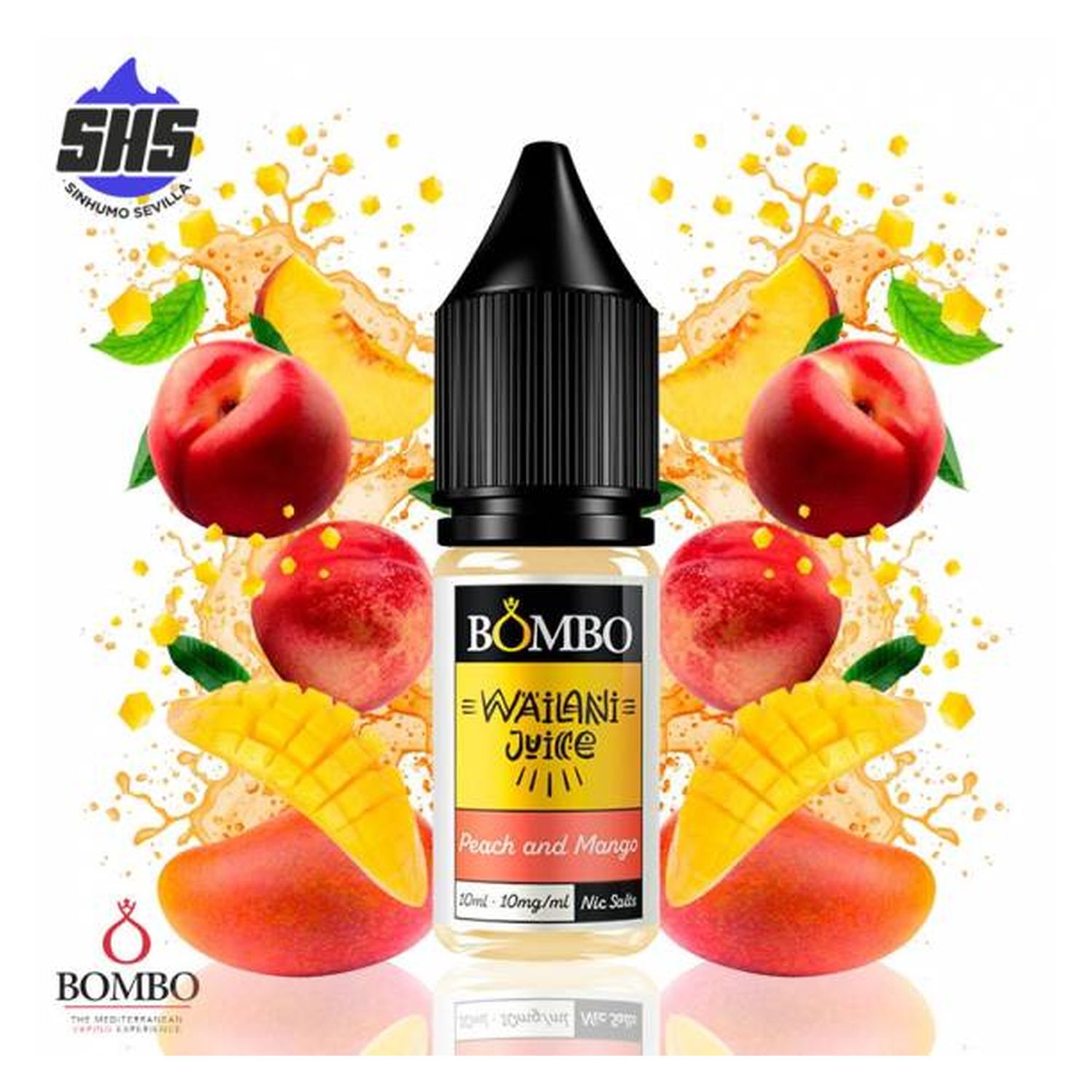 700512951677 Bombo Wailani Juice Peach & Mango (Wailani Juice) 10Ml By Bombo E-Liquids - Imagen 1