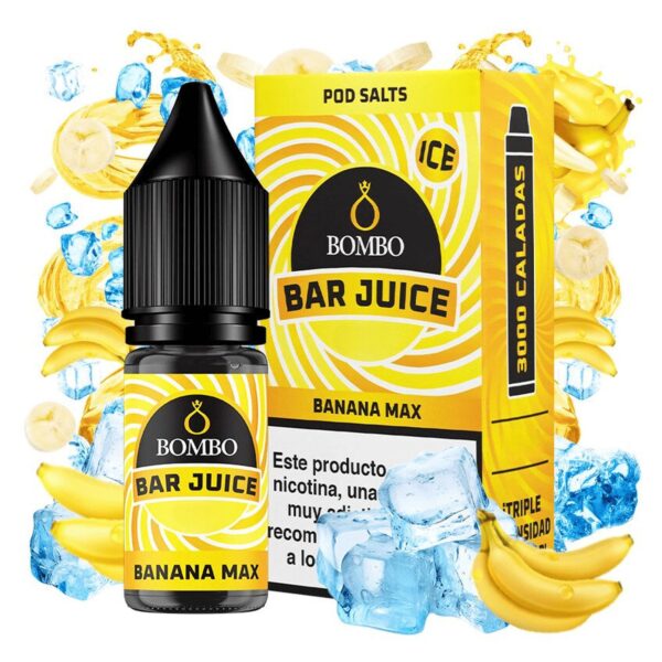 Bombo Salts Bar Juice Banana Max Ice 10ml 15 mg